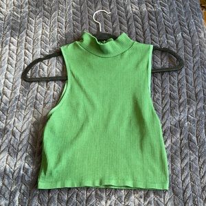 Green Zara top